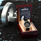 Men's Openwork Watch in gift box with card saying "To My Nephew" - Ideal Birthday & Encouragement Gift from Uncle or Aunt.