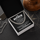 Cuban chain necklace in gift box with 'To My Nephew' message card, perfect birthday or graduation gift from aunt or uncle, emphasizing love and encouragement.